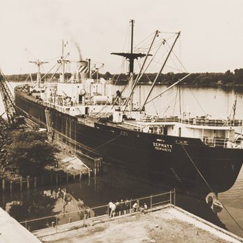 PADNOS barge, 1960s